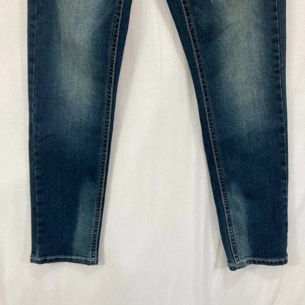 New Fire &‎ Rain Jeans Mens size 30x30 Stretch Slim Fit Light Distressed